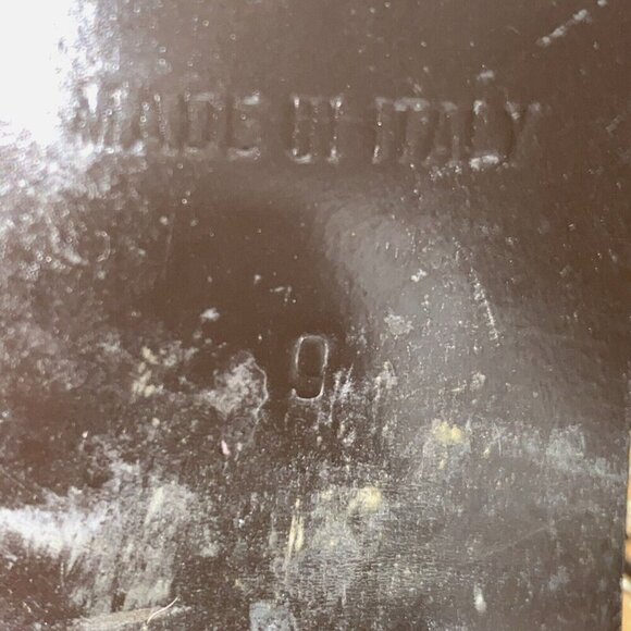 🌹Davos Gomma Womens Tall Riding  Brown Leather Made In Italy Boots Size 9 - Picture 12 of 12